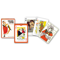 Piatnik Toulouse-Lautrec Poker Playing Cards Single Deck (PIA1715)