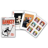 Piatnik More Banksy Poker Playing Cards Single Deck (PIA1716)