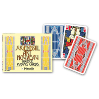 Piatnik Jugendstil Art Nouveau Bridge Playing Cards Double Deck (PIA213632)