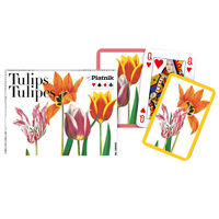 Tulips Bridge Double Deck Playing Card Game (PIA2389)