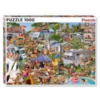 Piatnik Ruyer Camping Chaos Family Jigsaw Puzzle 1000 Pieces