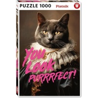 Piatnik You Look Purrrfect! Stylish Cat Jigsaw Puzzle 1000 Pieces