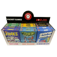 Piatnik Pocket Games Card Game 6 Assorted Display of 12 (PIA752121)