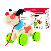 Pull-Along Puppy Wooden Toy (PIN028111)