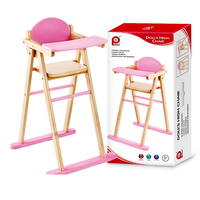 Dolls High Chair Wooden Toy (PIN028326)