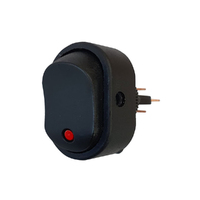 Powa Beam Red Indicator Light Rocker Spotlight Switch 20A 12V (PN7174)