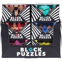 Professor Puzzle Wood Block Puzzle Brain Teaser Assorted Display of 24