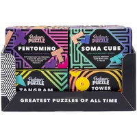 Professor Puzzle Greatest Puzzles of All Time Brain Teaser Display of 20