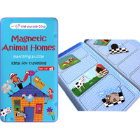 The Purple Cow Magnetic Animal Homes Matching Puzzle Travel Game (PUR026290)