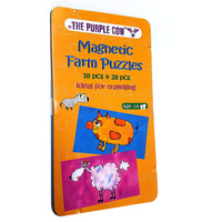 Farm Puzzles Magnetic Travel Tin 46 Pieces (PUR133354)