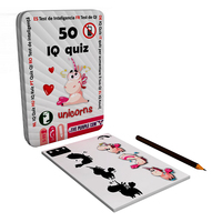 50 IQ Quiz Unicorns Tin (PUR133378)
