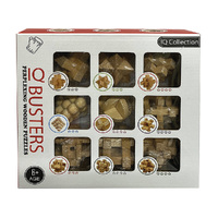 IQ Busters Perplexing Wooden Puzzles for Ages 6+ Set of 9 (PZ555369)