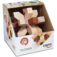 Cayro Flower Wooden Brain Teaser Puzzle for Ages 6+ (PZ606924)