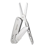 Roxon Folding Knife & Scissors Multi-Tool Stainless Steel Handle (R-S501)