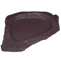 URS Billabong Reptile Feeding Dish Brown Colour 