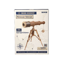 ROKR Monocular Telescope 3D Wooden Puzzle Kit ST004 314 Pieces