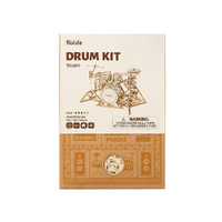 Robotime Rolife DIY Drum Kit 3D Wooden Puzzle TG409 (ROB116816)
