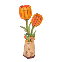 Robotime Rolife Wood Bloom Craft Orange Tulip Kit TW081 (ROB122343)
