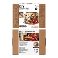 Rolife Catherine's Living Room DIY Miniature House DG175 284 Pieces