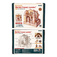 ROKR Marble Travel London Marble Run Wooden 3D Puzzle EGB01 431 Pieces