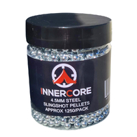 Innercore 4.5mm Steel Slingshot Pellets in Screw Top Bottle 1250pk (S-41250)