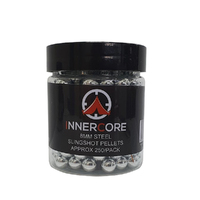 Innercore 8mm Slingshot Pellets in Screw Top Bottle 250 Pack (S-8250)