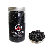 Innercore 9mm Clay Slingshot Ball Pellets Black 500 Pack (S-C9500-B)