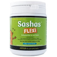 Sashas Blend Flexi Dogs Joint Health Bites-Sized Tasty Chews 200g 