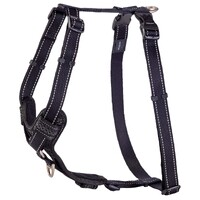Rogz Control Stop-Pull Dog Harness Padded Black XL