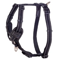 Rogz Control Stop-Pull Dog Harness Padded Black Large