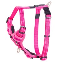 Rogz Control Stop-Pull Dog Harness Padded Pink Medium