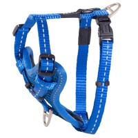 Rogz Control Stop-Pull Dog Harness Padded Blue Small