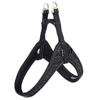 Rogz Fast-Fit Reflective Dog Safety Harness Black XS