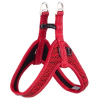 Rogz Fast-Fit Reflective Dog Safety Harness Red Small