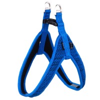 Rogz Fast-Fit Reflective Dog Safety Harness Blue Medium