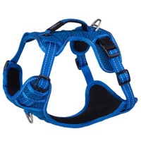 Rogz Explore Durable Nylon Dog Safety Harness Blue Medium
