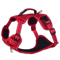 Rogz Explore Durable Nylon Dog Safety Harness Red Medium
