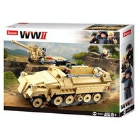 WWII SDKFZ 251 + 1500mm FH18 460pcs (SLUB0695)