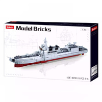 Sluban Model Bricks Destroyer Building Block Set Scale 1:450 578 Pieces