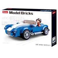 Blue Race Car 169 Pieces (SLUB0706A)