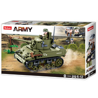 WW2 M5 Light Tank 344 Pieces (SLUB0856)