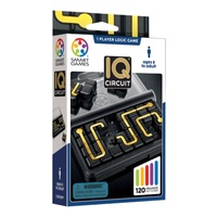 Smart Games IQ Circuit Portable Travel Game for Ages 8+