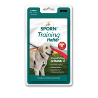Sporn Training Halter Stop-Pull Dog Halter Black Large