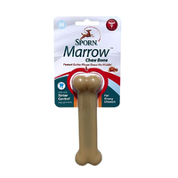 Sporn Marrow Chew Bone Dental Dog Toy Peanut Butter Flavour Medium