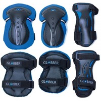 Globber Junior Protective Pad Set Elbow & Knee Guard Navy Blue - 2 Sizes