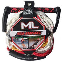 Masterline Classic 5 Loop Water Ski Rope & Handle 75ft Mainline