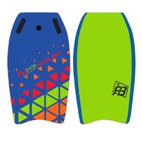 RedBack Speed Grip Bodyboard with Soft Padded Handles Blue - 2 Sizes