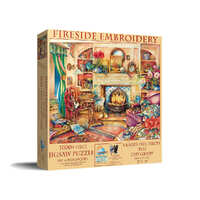SunsOut Fireside Embroidery Jigsaw Puzzle XL 1000 Pieces (SUN23447)