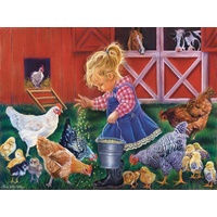LITTLE FARM GIRL 500pc (SUN35886)
