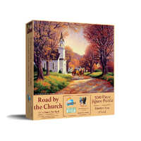 SunsOut Road by the Church Jigsaw Puzzle 500 Pieces (SUN62809)